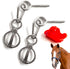 Paquete de 2 anillos de amarre para caballos