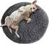 Cama para perros, tamaño M (35 X 35 pulgadas), color gris