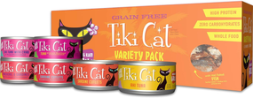 Tiki Cat Grill. Alimento Húmedo Para Gatos. 12 unidades, variedad