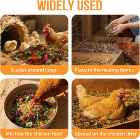 Chicken Nesting Herbs 52Oz Large Value Natural 7-Herb Lemongrass Blend