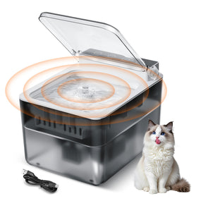 Fuente de Agua Automatica para Mascotas con Sensor, 3L