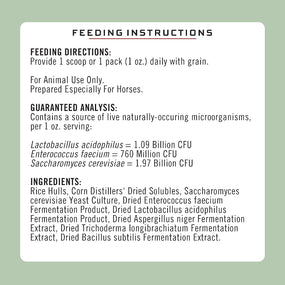 Digestive Health Supplement for Horses, 8 Lb – Probiotics