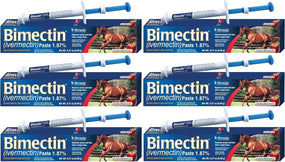 Ivermectin Paste Horse Wormer (1.87 Ivermectin) - 6 DOSES, Model: , Home & Outdoor Storeq