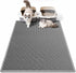 Pieviev Cat Litter Mat, Double-Layer Waterproof Litter Trap, 36" X 30" Gray