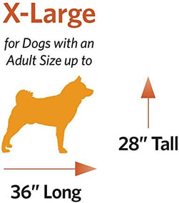 Cama reversible para perros, XL, 45.2 x 28 pulgadas