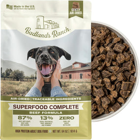 Alimento deshidratado al aire para perro con 87% res — 1.81 kg