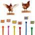 ARMLCL — Anillos de colores para aves, 480 piezas