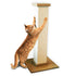 SmartCat Pioneer Pet — poste rascador de sisal tejido para gato, 81 cm, beige