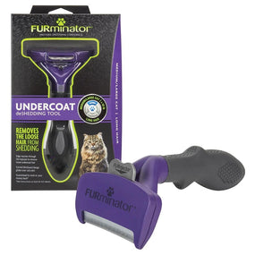 FURminator — deslanador para gato mediano y grande de pelo largo