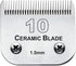 10 cuchillas de repuesto compatibles con Andis Dog Clippers, tamaño 10, longitud de corte de 1/16 pulgadas