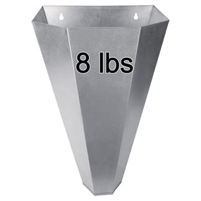 Holdly — Cono de sujeción galvanizado para aves hasta 3.6 kg