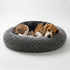 Muddy Mat Cloud K-9 — Cama redonda de chenilla para perro y gato, 89 x 89 cm, gris