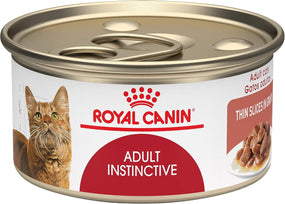 Royal Canin Feline Health Nutrition Adult Instinctive Adult Thin Slices in Gravy Cat Food, 3 Oz (Pack of 24)