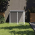 Gallinero con techo galvanizado