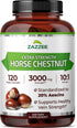 Extra Strength Horse Chestnut 10:1 Extract, 20% Aescins, Vegan