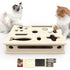 Caja rascadora de madera para gato — con lija interior