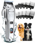 oneisall — rasuradora para perro de pelo grueso, navaja de acero desmontable, 6,800 rpm