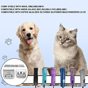 10 cuchillas de repuesto compatibles con Andis Dog Clippers, tamaño 10, longitud de corte de 1/16 pulgadas
