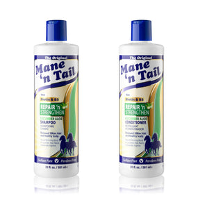 Mane 'n Tail — Shampoo y acondicionador de pepino y aloe, 2 piezas de 591 ml