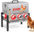 ATALOII — Comedero automático para gallinas 38 litros, 8 puertos