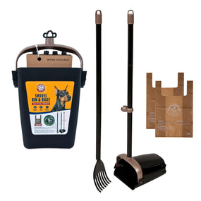 Arm & Hammer — recogedor de heces con rastrillo y bote, extensible a 81 cm
