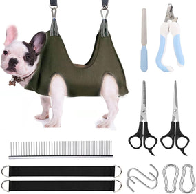 Juego de hamaca para aseo de mascotas. Talla S