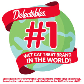 Delectables Squeeze Up — puré cremoso para gato en tubo, variado, 72 tubos de 14 g