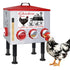zeetmart — Comedero automático de acero galvanizado 23 kg, 10 puertos