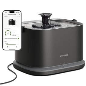 PETLIBRO Dockstream 2 — fuente de agua con wifi y charola de acero para gato, 3 L