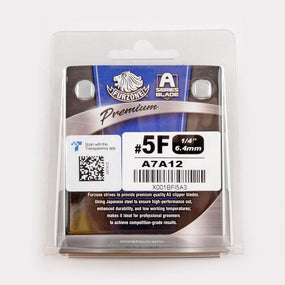 Hoja desmontable, 5F, 1/4 pulgada, compatible con las cortadoras Andis, Oster, Wahl, tipo A5