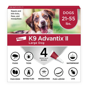 K9 Advantix II — pipetas tópicas para perro de 9.5 a 25 kg, 4 aplicaciones