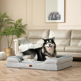 EHEYCIGA — cama ortopédica para perro grande, 112 cm, funda lavable e impermeable
