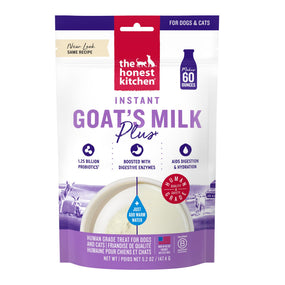 The Honest Kitchen — leche de cabra en polvo con probióticos para perro y gato, 147 g