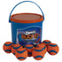 Chuckit! Ultra — 8 pelotas de hule de 6.4 cm con cubeta, talla mediana