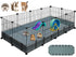 Corral de 12 paneles para animales pequeños — 122 x 61 x 41 cm