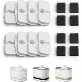 PETLIBRO — filtros de repuesto para fuente Dockstream, 8 piezas, 4 meses