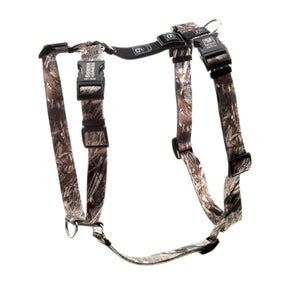 Blue-9 Balance Harness — Arnés antitirones con hebilla al cuello, talla S, camuflaje