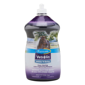Vetrolin White 'N Brite — Shampoo abrillantador de capas claras