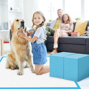 IMMCUTE — tapetes entrenadores para perro y gato, 71 x 76 cm, 6 capas, 100 piezas