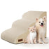 Aodisman — escalera de 3 peldaños para perro chico y gato, beige