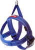 EzyDog Quick Fit — Arnés con acolchado de neopreno, talla S, azul