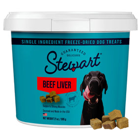 Stewart — premios liofilizados de hígado de res para perro y gato, 595 g
