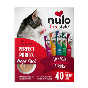 Nulo Freestyle — purés lamibles para gato, variedad, 40 tubos de 14 g