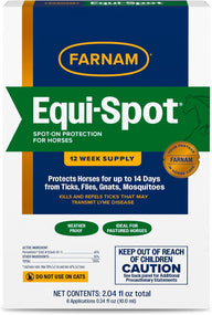 Equi-Spot, Weather Proof Targeted Spot on Protection, 12 Week Supply