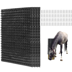 Kit de cepillos de masaje para caballos. Paquete de 4