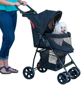 Cochecito para mascotas, con cesta de almacenamiento + soporte