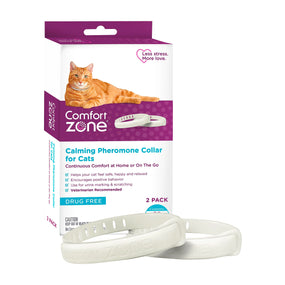 Comfort Zone — collares calmantes con feromonas para gato, 2 piezas de 30 días