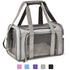Henkelion — transportadora de tela para perro y gato de hasta 7 kg, aprobada para avión, gris