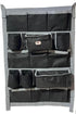 Majestic Ally — Organizador de nailon para accesorios equinos, puerta de remolque, negro