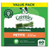 Greenies Petite — premios dentales para perro pequeño, sabor original, 60 piezas